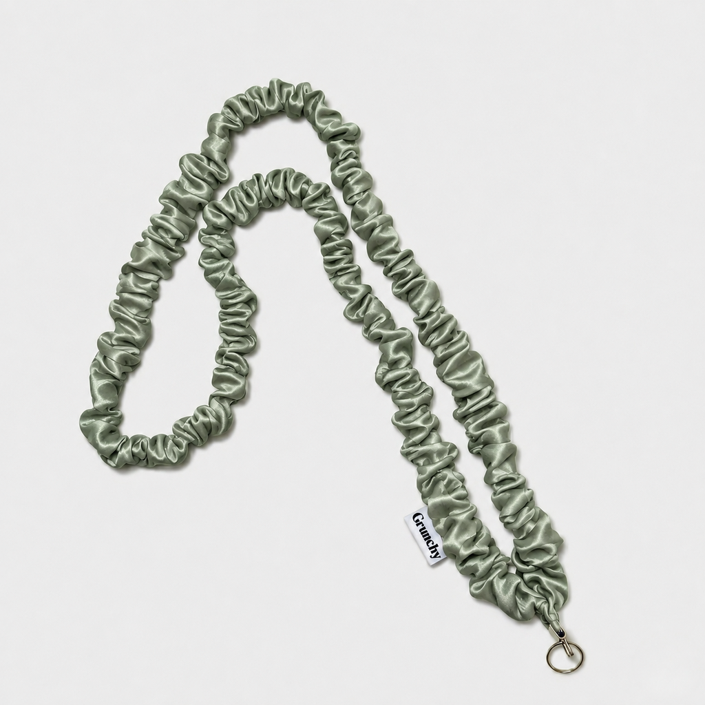 Green | Green Grunchy lanyard detail