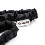 black | black Grunchy lanyard logo view