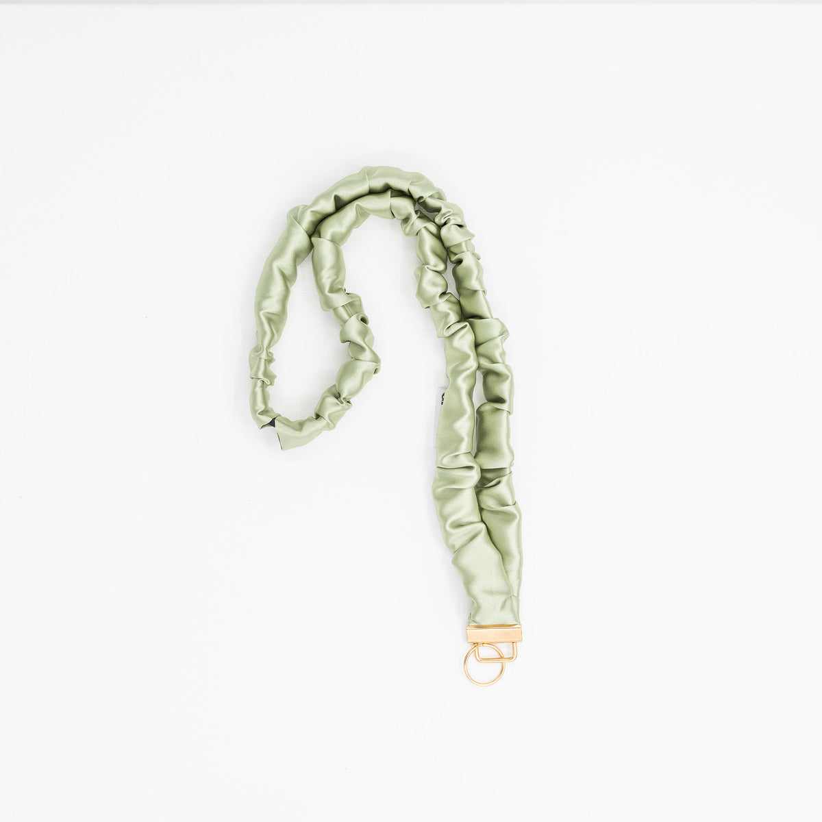 green | Short Green Grunchy lanyard detail
