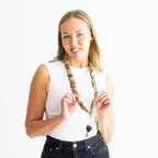 leopard | leopard Grunchy lanyard 2 view