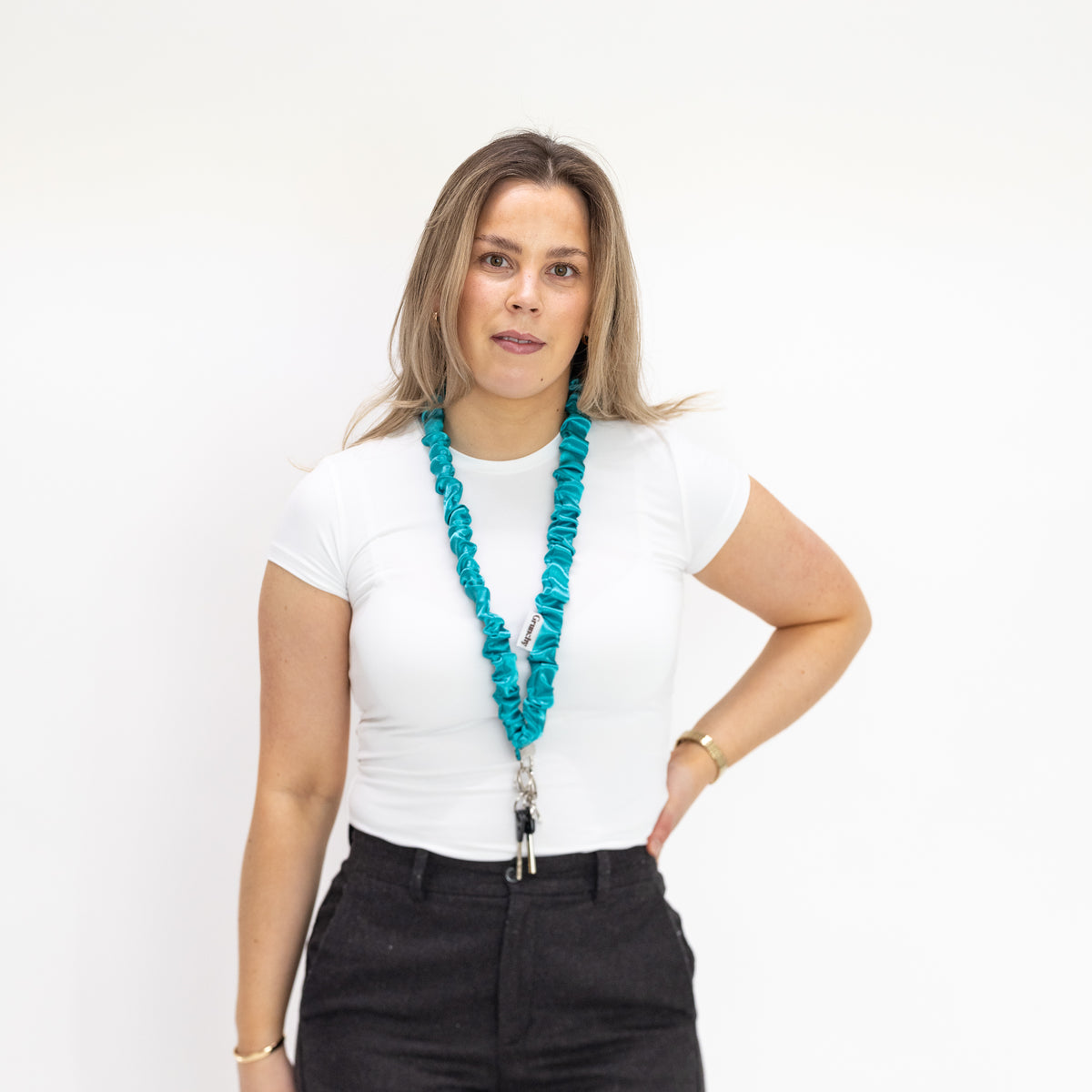 turquoise | turquoise Grunchy Short1