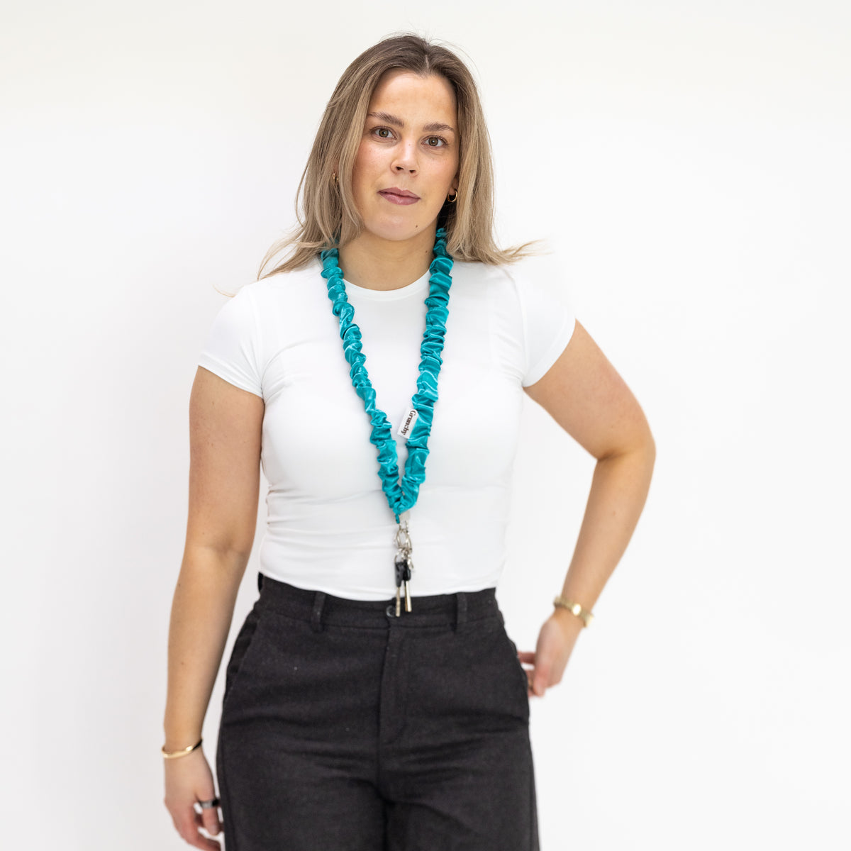 turquoise | turquoise Grunchy Short3